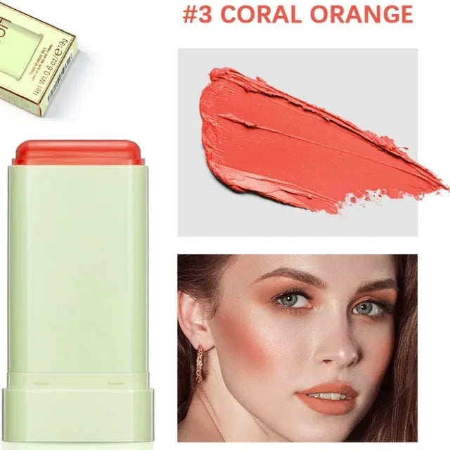 Barra Color 3 en 1 Sombra-Labial-Rubor