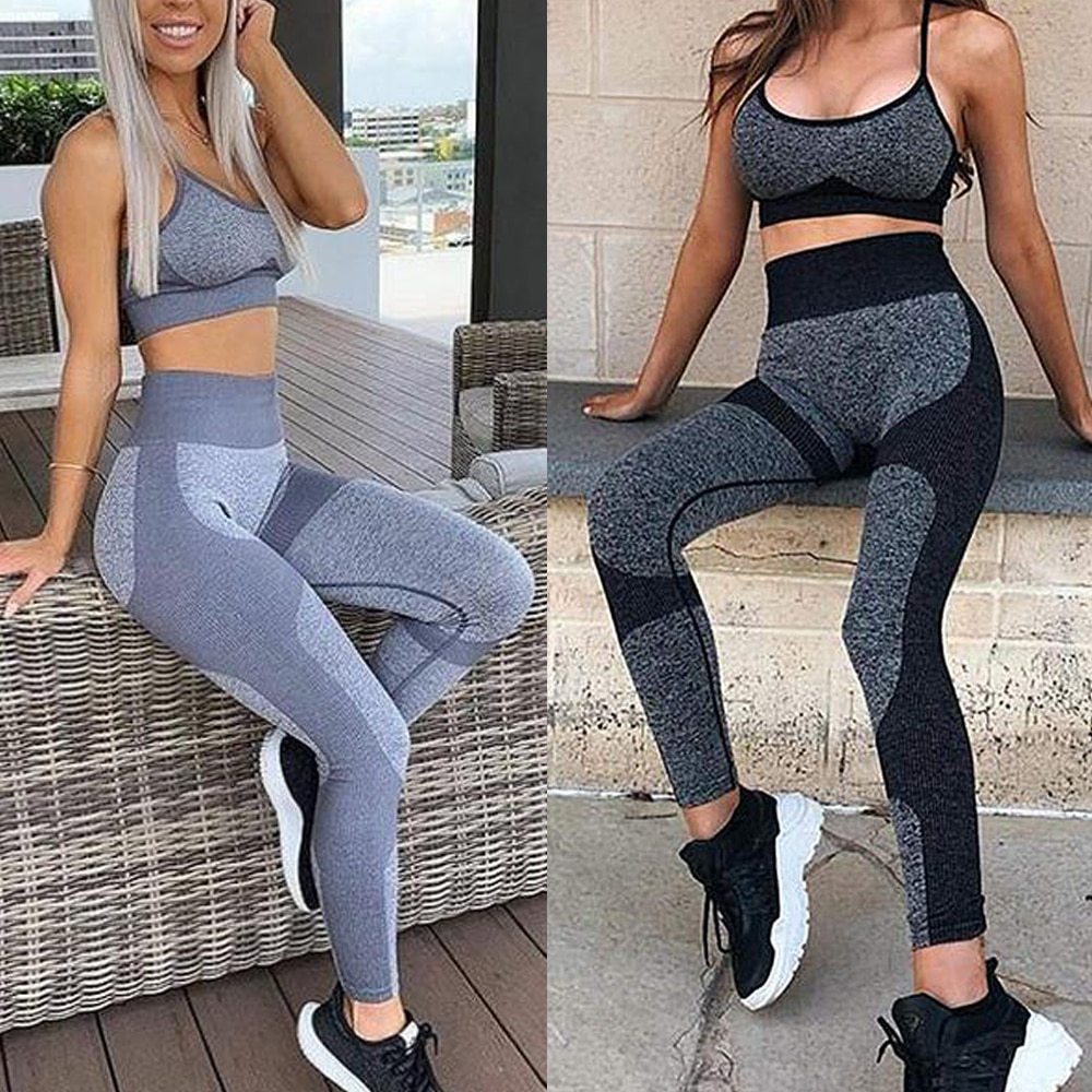 Set Deportivo Yoga Fit de tiro alto