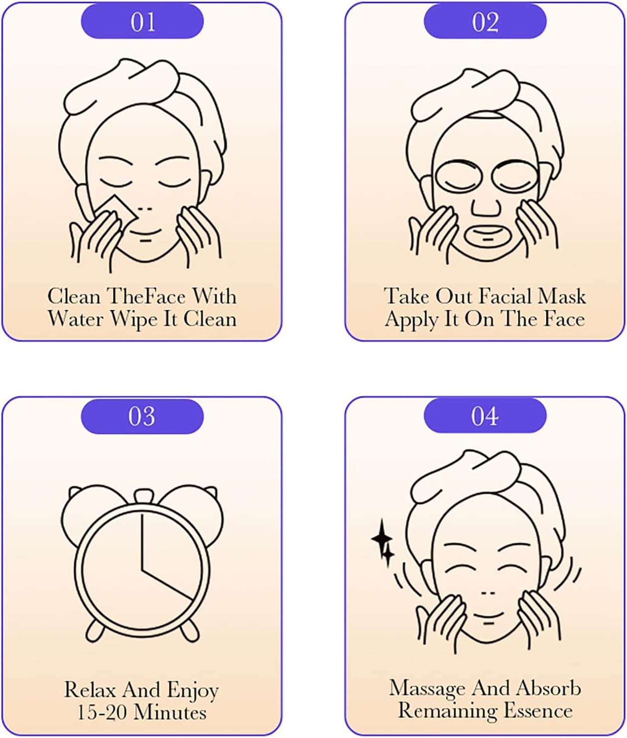 Mascarilla Facial Iluminadora de Vitamina C - Paquete