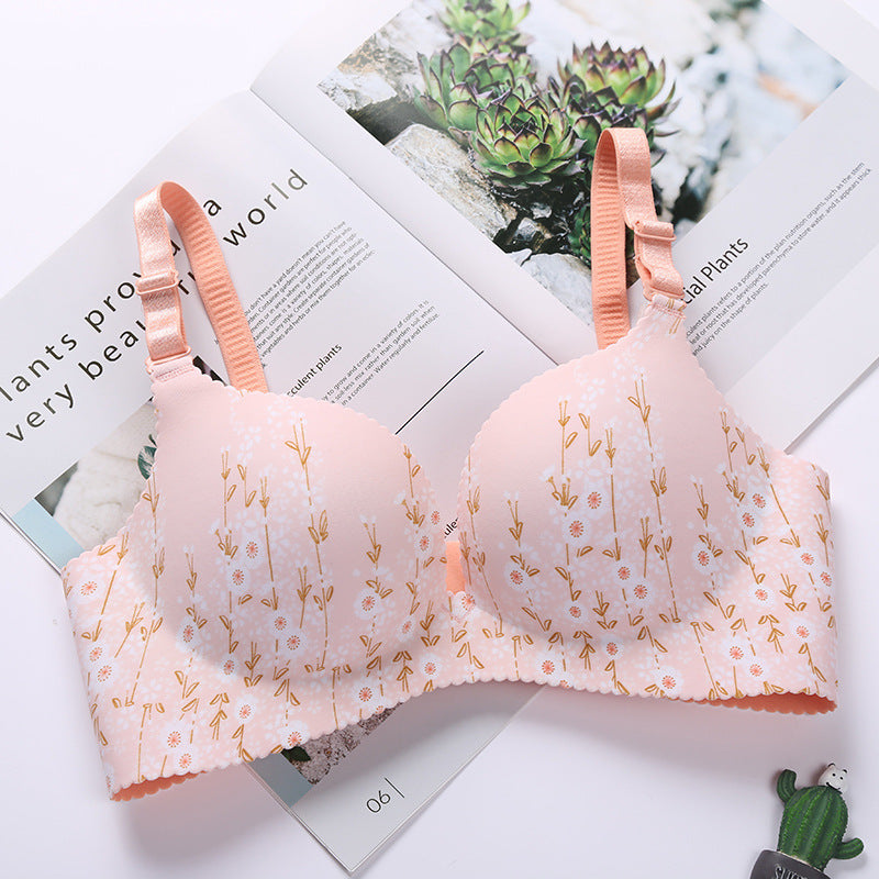 Sujetador Floral – Una Pieza con Tirantes Ajustables
