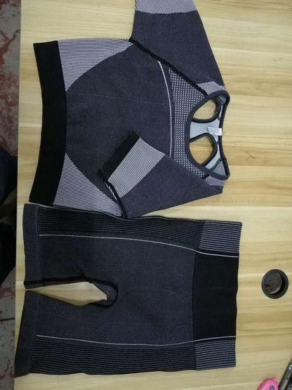 Set Deportivo Seamless – Manga Corta y Biker