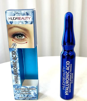 HUDABEAUTY contorno de ojos ácido hialurónico anti-arrugas tratamiento facial CHICASEXY Colombia
