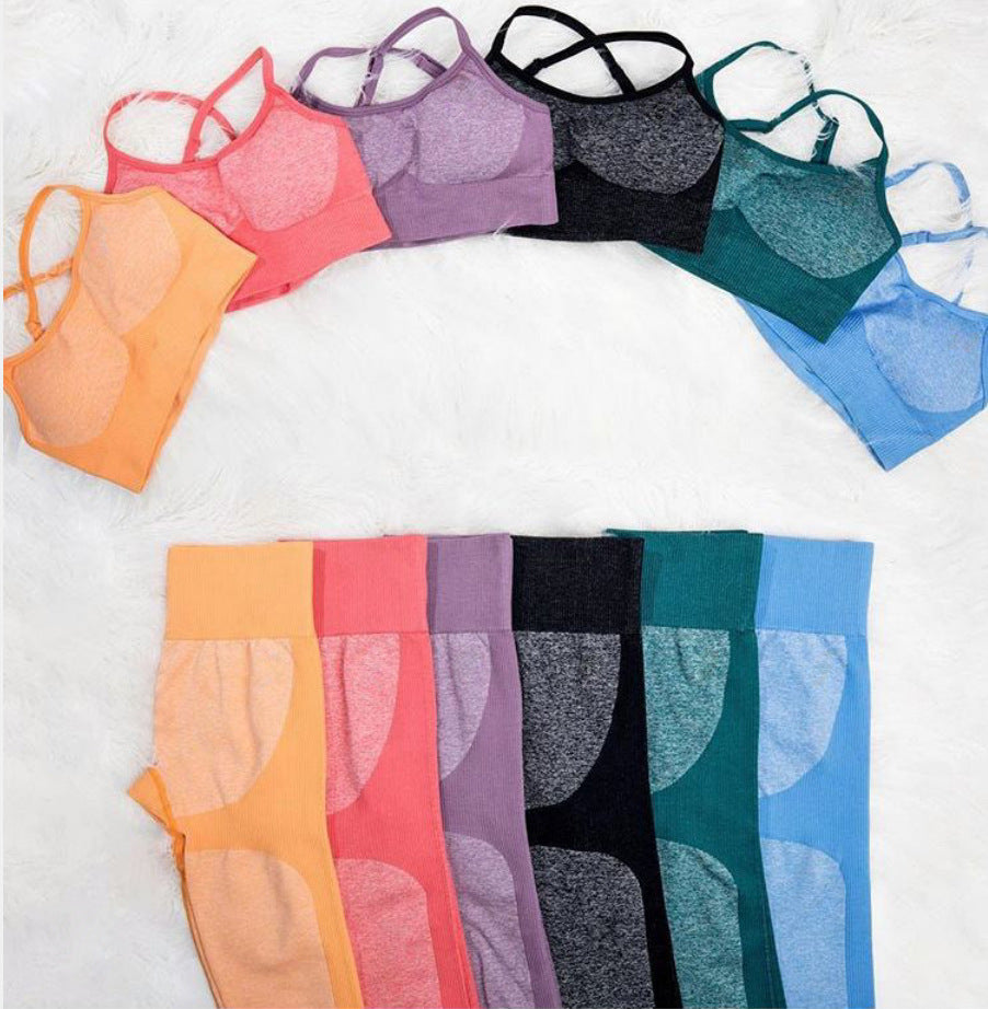 Set Deportivo Yoga Fit de tiro alto