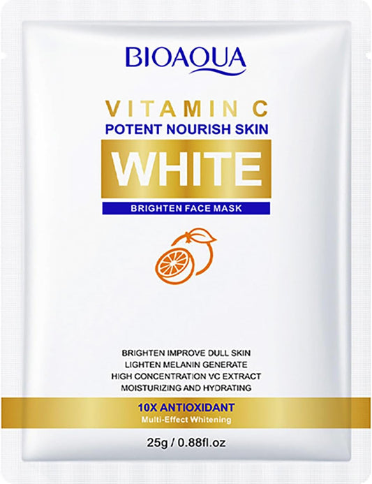 Mascarilla Facial Iluminadora de Vitamina C - Paquete