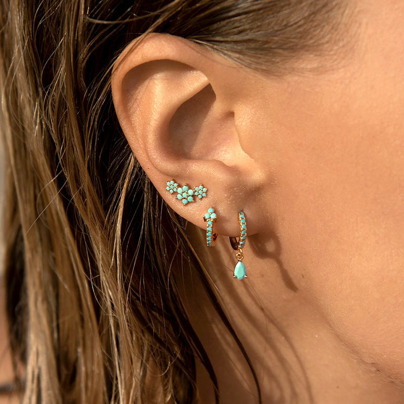 Set de Aretes Estilo Francés