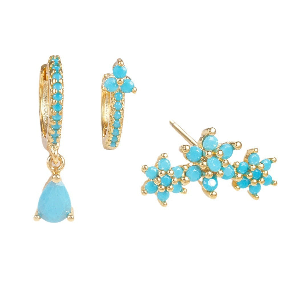 Set de Aretes Estilo Francés