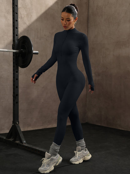 Bodysuit Deportivo – Manga Larga Seamless de Yoga